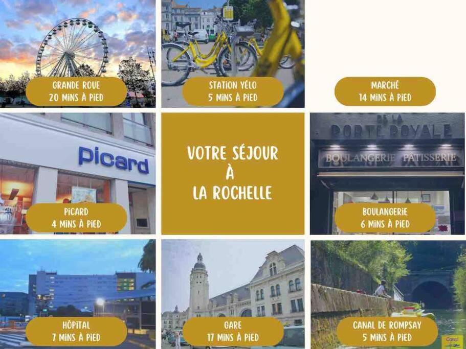 Le P Tit Retais Proche Marche Central Et Gare Sncf- Wifi Haut Debit - La Rochelle  Exterior foto